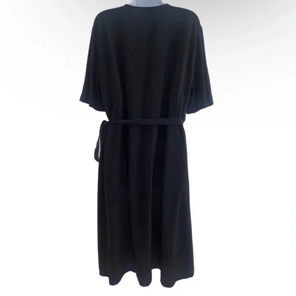 Eileen Fisher Womens Tencel Wrap Career Dress Size 14 Knee Length EUC - Picture 12 of 12